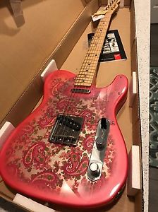 1999-2002 CIJ Crafted In Japan Fender Telecaster Pink Paisley NOS Must See