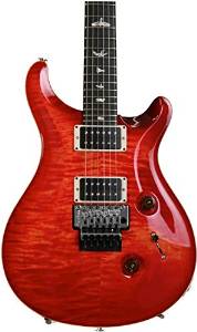PRS Custom 24 w/Floyd Rose and Figured Top - Blood Orange, Maple Neck