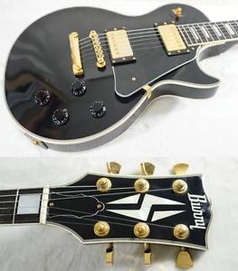 BURNY RLC-70 BLK VH-1 Les Paul Custom Used  w/ Gigbag
