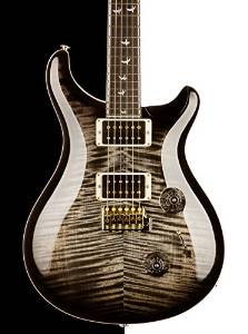2015 PRS Custom 24 30th Anniversary Electric Guitar, Charcoal Burst, Pattern