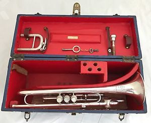 Antique Antoine Courtois Trumpet pitched in B/C/D/F Trumpet owned by LOUIS GASSI