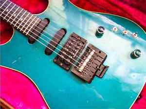 1988 GIBSON SUPERSTRAT  U2 USA Metallic Green Original Case