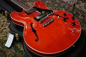 Free Shipping Gibson Memphis Memphis Es-335 Dot Plain Cherry 2014 Guitar