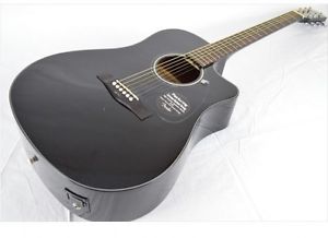 Fender / CD-60CE V2 Black w/hard case F/S Guiter Bass From JAPAN #A2908