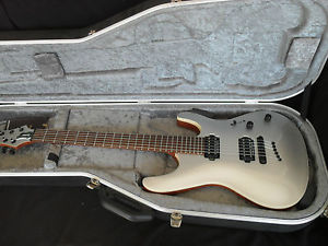 Mayones Setius GTM6 6 string electric guitar - Silver gloss