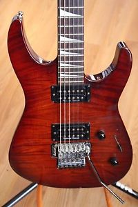 Jackson SL-4 Soloist Red Flame Top Floyd Rose Electric Guitar Made in Japan