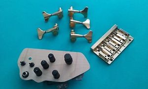 Fodera preamp , bridge and tuners for 5 string  bass, used work perfect