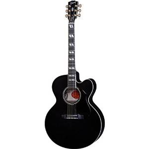 Gibson Acoustic J-185 EC Hi-performance Model - Trans Ebony