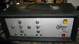 Vintage selmer treble n bass 50 rsv valve guitar amp tube