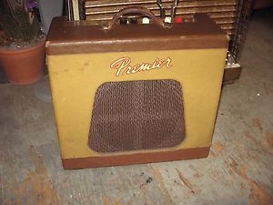 VINTAGE 1950's--PREMIER 120 TUBE GUITAR AMPLIFIER by MULTIVOX--TREMOLO & REBUILT
