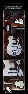 RARE 1957 Gretsch Vintage WHITE PENGUIN Guitar D'Armond fixed bigsby Dearmond 57
