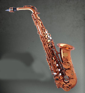 Rose Gold Brass Professional High-Grade U-Shape E Flat Alto Saxophone  #