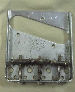 1954 Fender Telecaster  Original Bridge Plate and Saddles