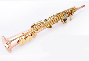 Professional High-Grade Phosphor Copper Straight B Flat Soprano Saxophone #