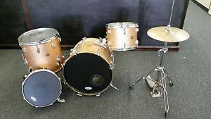 1960s GRETSCH JAZZ Drum CHAMPAGNE Sparkle Round Badge Vtg 4157 4249 4416 4418