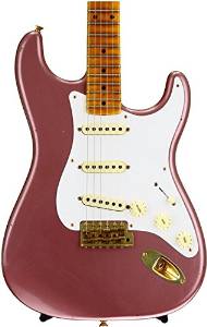 Fender Custom Shop 20th Anniversary Relic Stratocaster Ltd. Ed. - Burgundy Mist Metallic