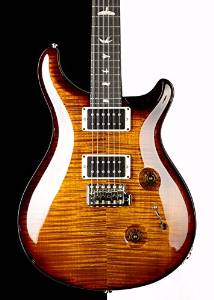 PRS Custom 24 Electric Guitar, Black Gold, Ebony Board, \m/