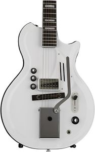 Supro Holiday 1571VDW Electric Guitar 1 Vistatone Pickup Piezo Trem White