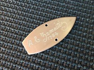 1980s Zemaitis Parts , Engraving , Original