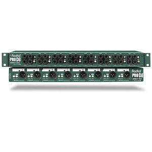 Radial PRO D8 Eight Channel Rackmount Passive DI 8-Channel Direct Box