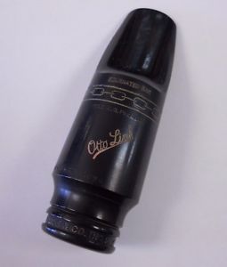Vintage Otto Link Eburnated Bar 3* Alto Sax Mouthpiece New York Slant Signature
