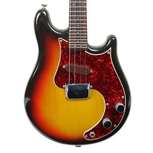 VINTAGE 1970S FENDER MANDOCASTER ELECTRIC MANDOLIN THREE TONE SUNBURST FINISH