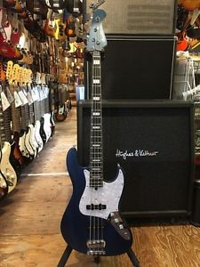 Bacchus WOODLINE ASH-4 Blue w/soft case F/S Guiter Bass From JAPAN #T655