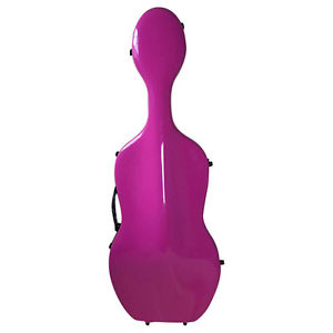 4/4 pink Carbon Fiber Cello Case weight 4.2KG