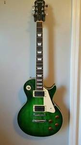 1996 Les Paul Guitar, Epiphone, Rare Green color