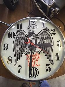 ERNIE BALL GUITAR STRINGS PROMO ADVERTISING CLOCK! VINTAGE! LIGHTS! RARE 15