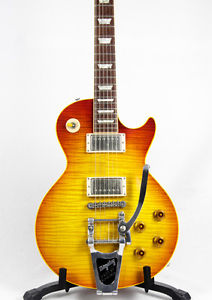 2000 Gibson Les Paul R9 Burst Bigsby 5A Maple Historic Reissue Guitar 10018374