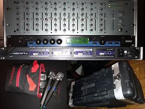 Karaoke Full Rack System VocoPro UHF-5800 Alesis Multimix 12R Lexicon MPX-500