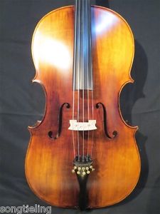 Yo-Yo Ma sleeping 5 strings dragon scroll SONG Brand Maestro 4/4 cello #10096