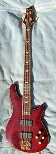 JANI LANE of WARRANT PERSONAL USED SCHECTER BASS w/PROVENANCE LOA BOBBIE BROWN