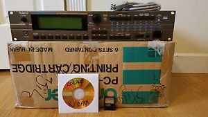 ROLAND XV5080 MODULE V1.30 W/EDITOR 128MB RAM + 32MB MEMORY CARD W/SOUND LIBRARY