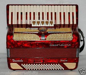 ACCORDIOLA Traviata 80  BASS Piano Accordion Akkordeon Fisarmonica very good