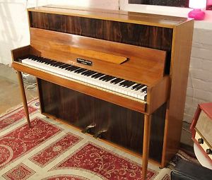 Mid-Century Design Upright Piano by Monington & Weston 1958 Vintage Retro Modern