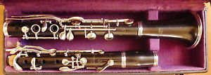 Vintage Dujardin Bb LP Albert Wood Clarinet Overhauled