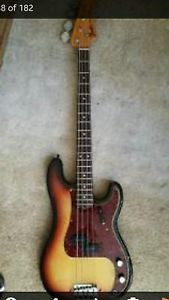 1969 Fender Precision Bass SUNBURST leo fender CBS rosewood tortoise P-Bass