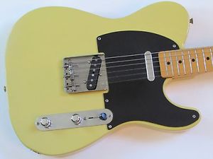 1991 FENDER JAPAN MIJ 50'S REISSUE TELECASTER BLONDE EXC W/UPGRADES FUJI GEN