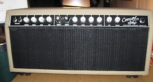 $900- Fender CONCERT AMP HEAD---BLACKFACED---CUSTOM BUILT--COMPLETELY hand-wired