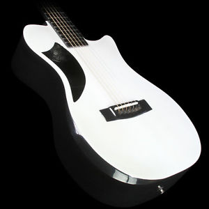Journey Instruments OF660 Carbon Fiber Acoustic-Electric Guitar Pearl White
