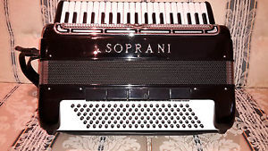 Akkordeon Soprani V.Soprani 120 Bass Schifferklavier Paolo Soprani