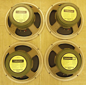 4 x Celestion G12H 30 Watt 16 Ohm Greenbacks Bj 1972  Super Zustand + Klang !
