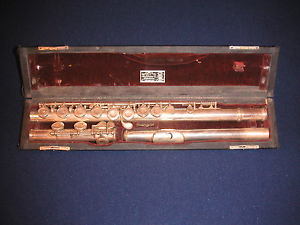 c.1951 WM. S. HAYNES FLUTE - BOSTON, MA - C FOOT CLOSED HOLE - GOLDEN ERA