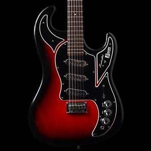 Burns Double Six 12-string Electric Guitar in Redburst, Preowned
