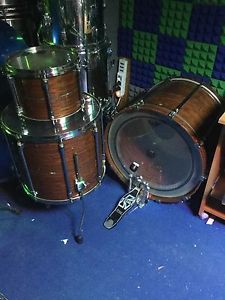Tama Starclassic Bubinga omnitune Drum Set 24-13-18 Colore Natural Bubinga
