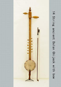 14 STRING HIGH QUALITY ANCIENT DOLAN GHIJECK W/BOW