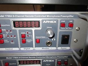 Aphex 1788A remote control 8 channel Mic Pre Jensen Transformer Split DSub