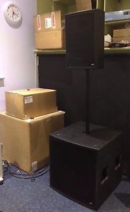 2 x APT Multipurpose 10" Cabinet and 2 x APT SC15.1 Subwoofer